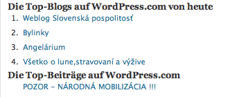 Wordpress Slovakia